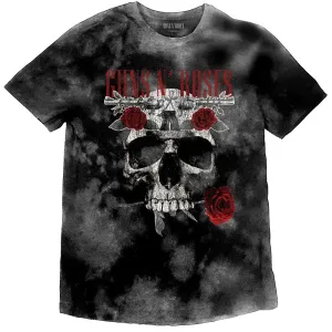 Guns N’ Roses tričko Flower Skull Šedá M
