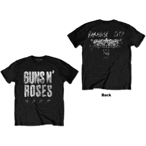 Guns N’ Roses tričko Paradise City Stars Čierna M