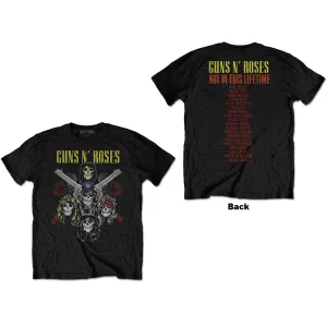 Guns N’ Roses tričko Pistols & Roses Čierna XXL