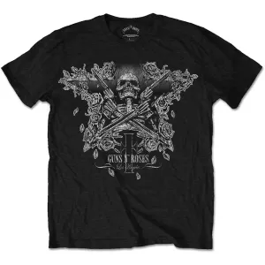 Guns N’ Roses tričko Skeleton Guns Čierna L