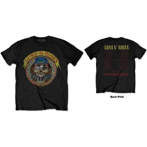 Guns N’ Roses tričko Skull Circle Čierna XL