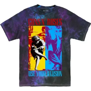 Guns N’ Roses tričko Use Your Illusion Modrá M
