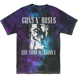 Guns N’ Roses tričko Use Your Illusion Monochrome Modrá M