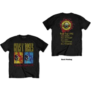 Guns N’ Roses tričko Use Your Illusion World Tour Čierna M