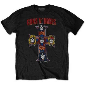 Guns N’ Roses tričko Vintage Cross Čierna XXL