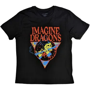Imagine Dragons tričko Skeleton Flute Čierna L