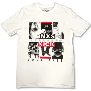 INXS tričko KICK Tour Biela M