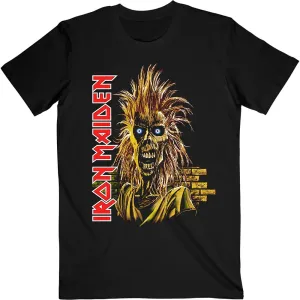 Iron Maiden tričko First Album 2 Čierna XL