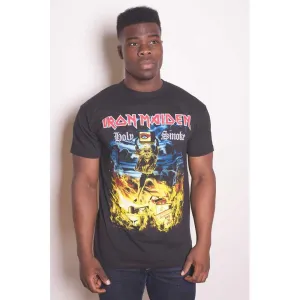 Iron Maiden tričko Holy Smoke Čierna XL