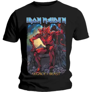 Iron Maiden tričko Legacy of the Beast 2 Devil Čierna S