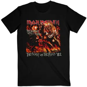 Iron Maiden tričko Number of the Beast The Beast On The Road Vintage Čierna L
