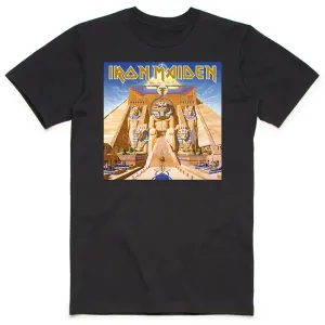 Iron Maiden tričko Powerslave Album Cover Box Čierna S