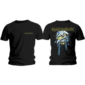 Iron Maiden tričko Powerslave Head & Logo Čierna XXL