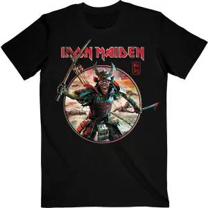Iron Maiden tričko Senjutsu Eddie Warrior Circle Čierna XXL