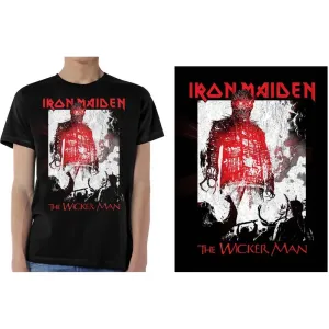 Iron Maiden tričko The Wicker Man Smoke Čierna L