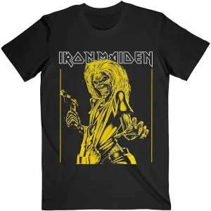 Iron Maiden tričko Yellow Flyer Čierna XL