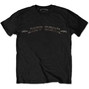Jeff Beck tričko Vintage Logo Čierna L