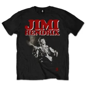Jimi Hendrix tričko Block Logo Čierna S