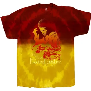 Jimi Hendrix tričko Electric Ladyland Červená XL