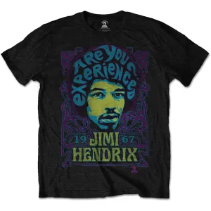 Jimi Hendrix tričko Experienced Čierna M