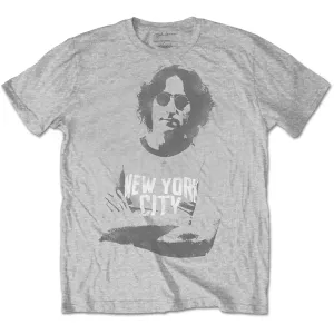 John Lennon tričko NYC Šedá L