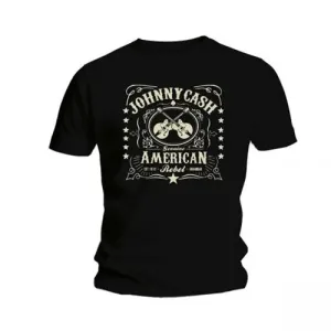Johnny Cash tričko American Rebel Čierna S