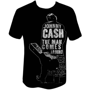 Johnny Cash tričko Man Comes Around Čierna S