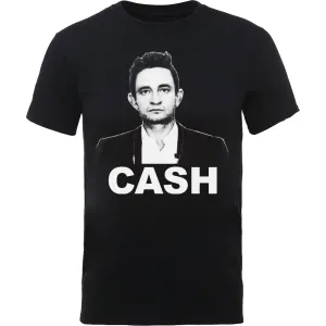Johnny Cash tričko Straight Stare Čierna S
