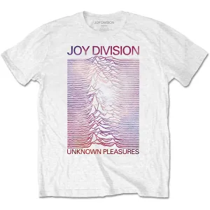 Joy Division tričko Space - Unknown Pleasures Gradient Biela XL