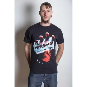 Judas Priest tričko British Steel Čierna M