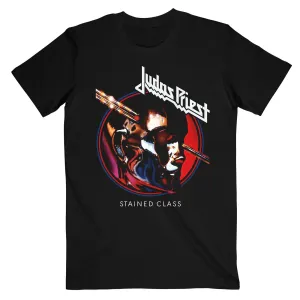Judas Priest tričko Stained Class Album Circle Čierna M