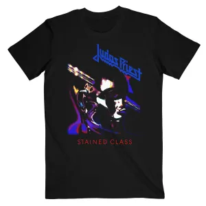 Judas Priest tričko Stained Class Purple Mixer Čierna L