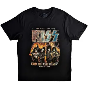 Kiss tričko End Of The Road Final Tour Čierna L