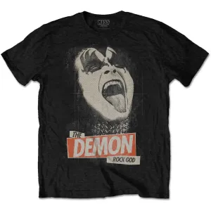 Kiss tričko The Demon Rock Čierna L