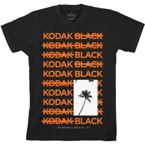 Kodak Black tričko Palm Čierna M