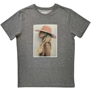 Lady Gaga tričko Pink Hat Šedá S