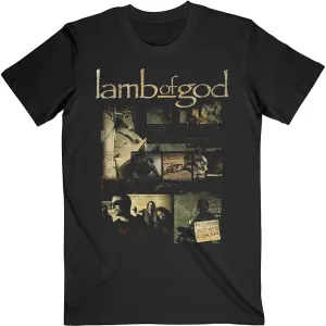Lamb of God tričko Album Collage Čierna L