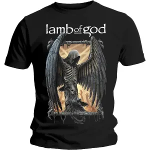 Lamb of God tričko Winged Death Čierna S