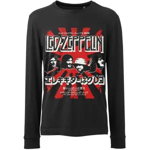 Led Zeppelin tričko Japanese Burst Čierna M