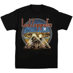 Led Zeppelin tričko LZII Searchlights Čierna XXL