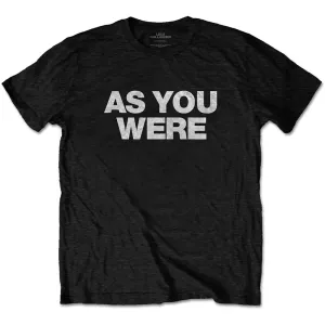 Liam Gallagher tričko As You Were Čierna 3XL