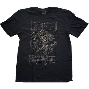 Lynyrd Skynyrd tričko '73 Eagle Guitar Čierna XL