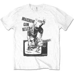 Machine Gun Kelly tričko TV Warp Biela XS
