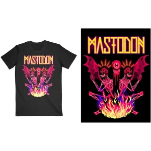 Mastodon tričko Double Brimstone Neon Čierna L