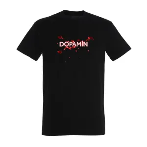 MATT tričko Dopamín Čierna L
