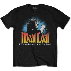 Meat Loaf tričko Live Čierna L