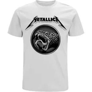 Metallica tričko Black Album Poster Biela L
