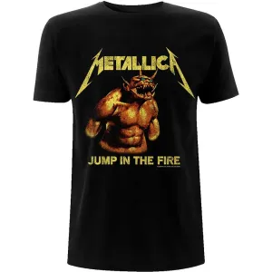 Metallica tričko Jump In The Fire Vintage Čierna L
