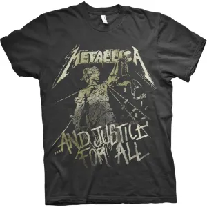 Metallica Tričko Justice Vintage Unisex Black 2XL