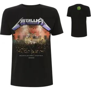 Metallica tričko Stockholm '86. Čierna XL